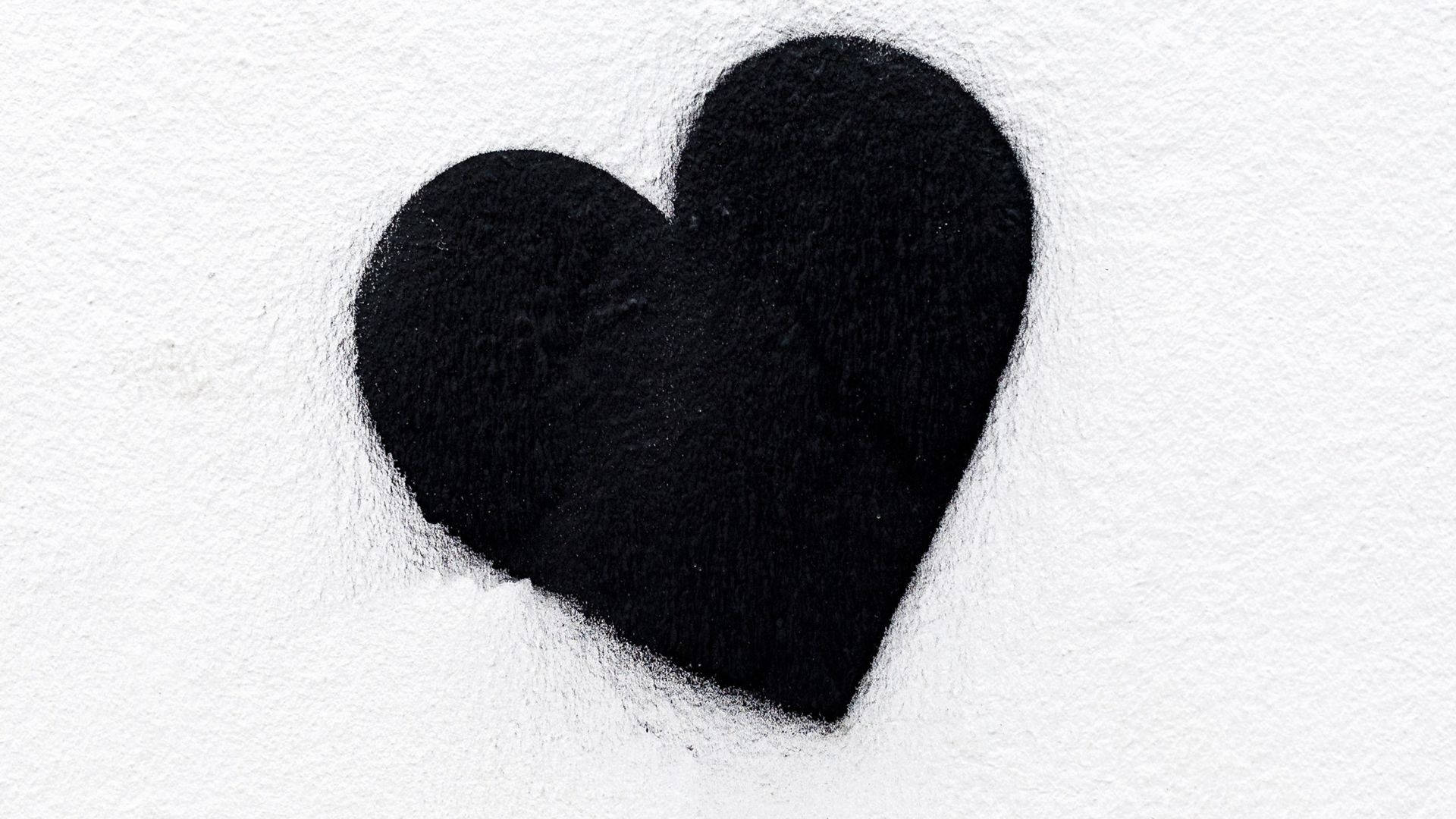 Dark Black Heart Wallpaper