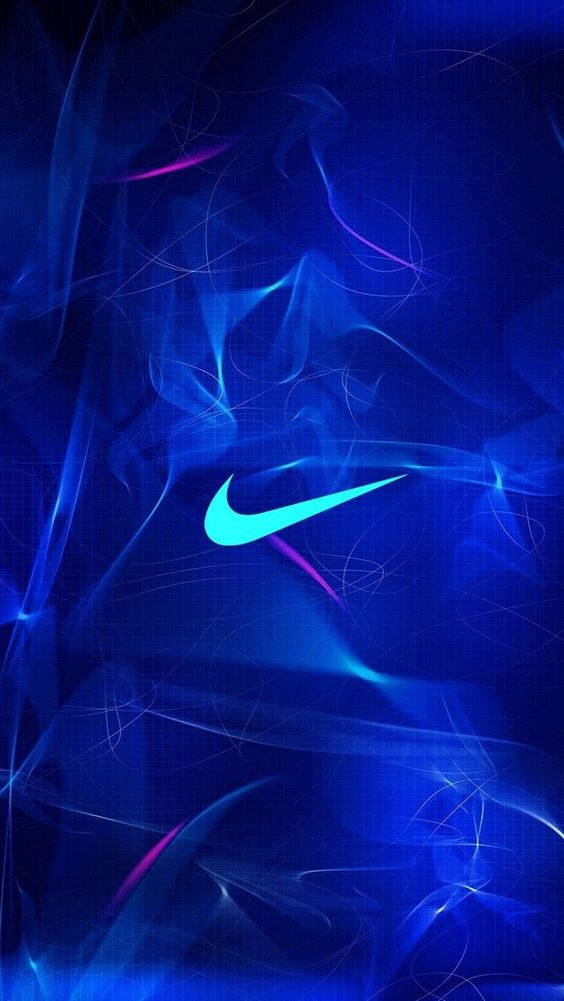 Dark Blue Aesthetic Tumblr Nike Logo Wallpaper