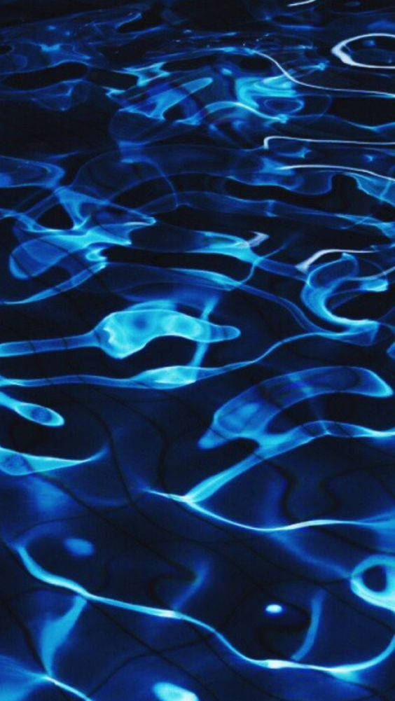 Dark Blue Aesthetic Tumblr Water Wave Wallpaper