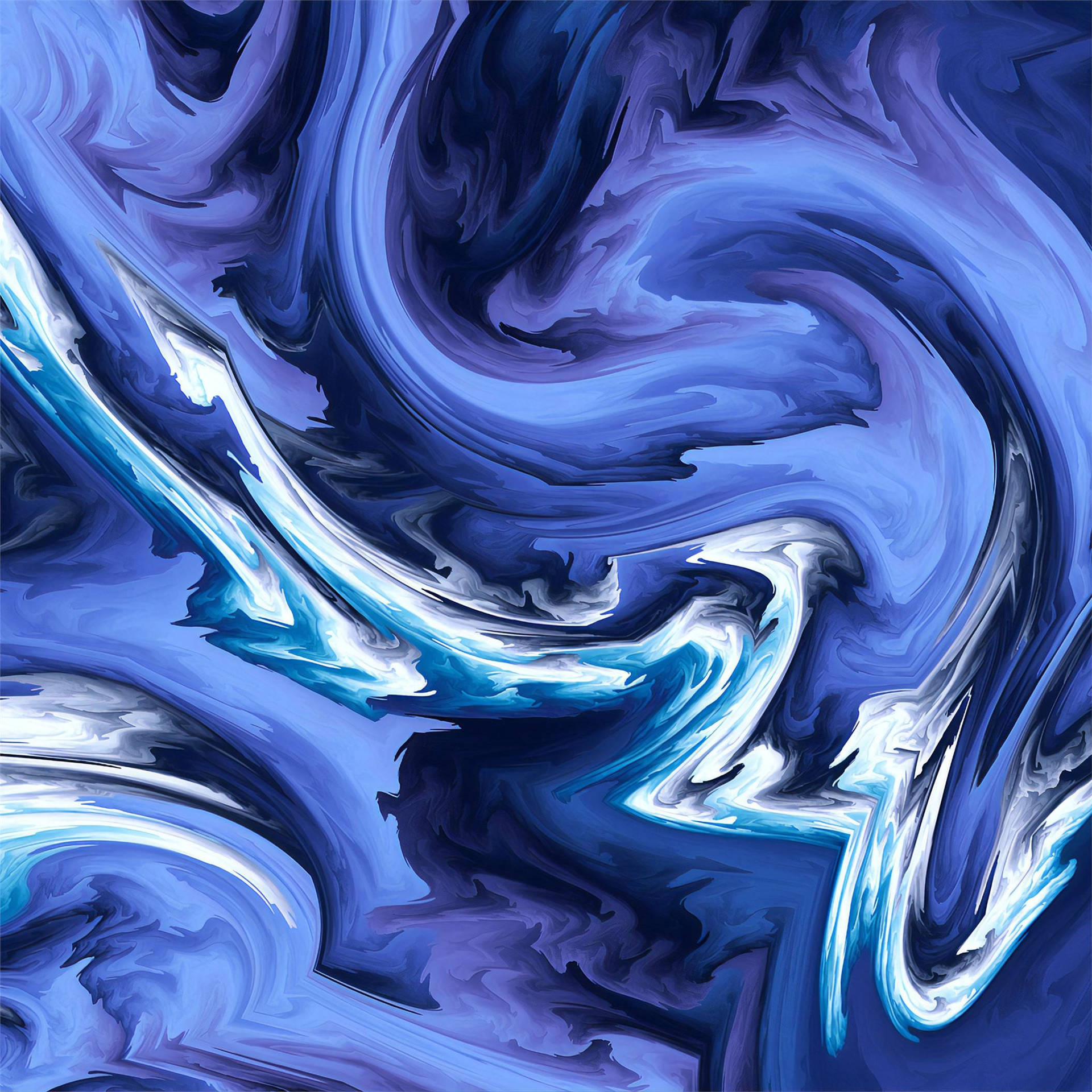 Dark Blue Agate Art Ipad Air 4 Wallpaper