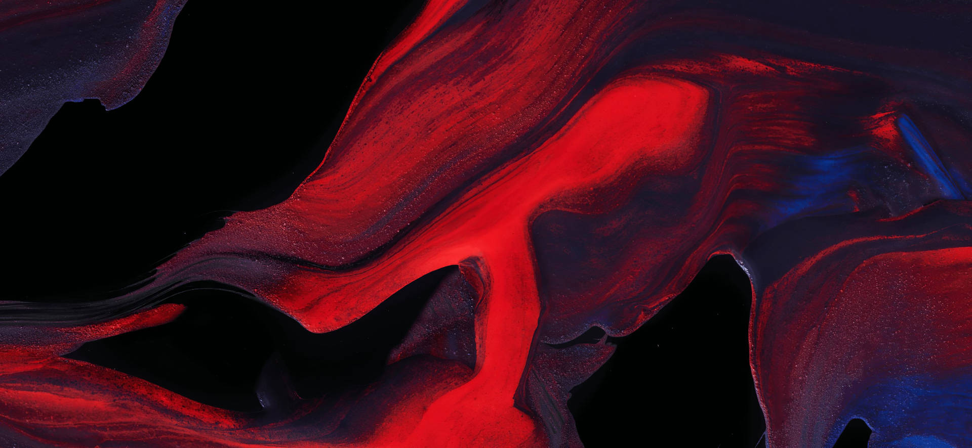 Dark Blue And Red Abstract Painting Wallpaper