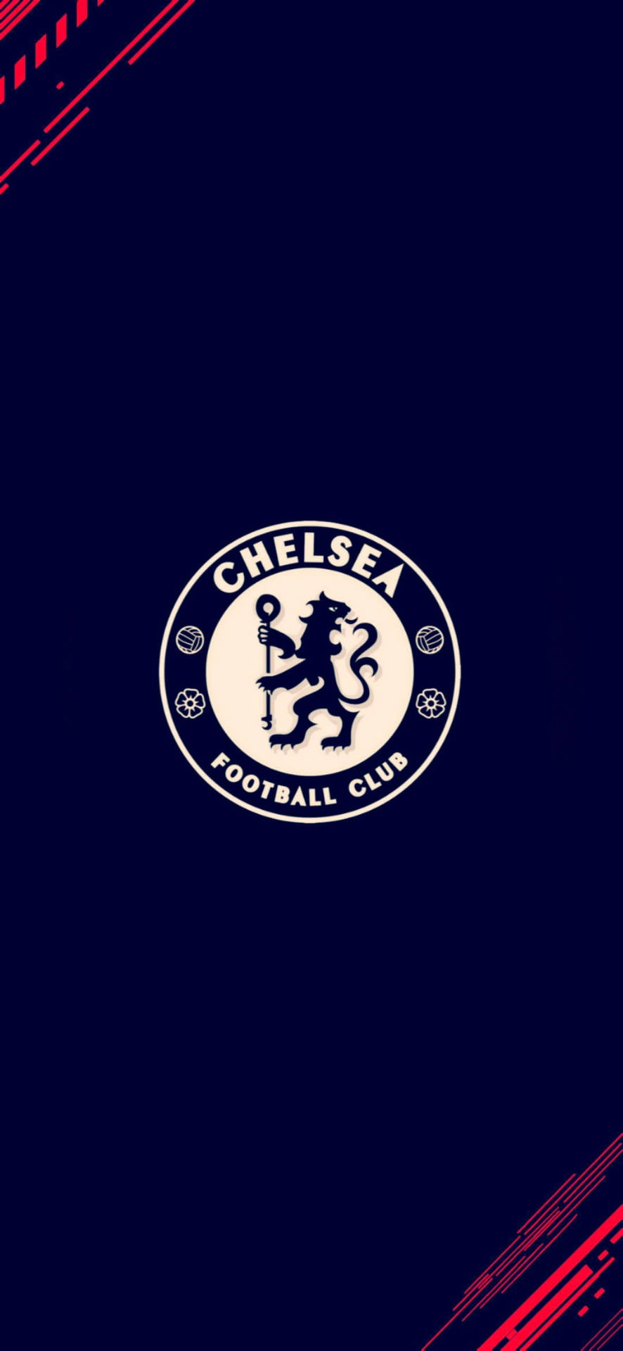 Dark Blue Chelsea Fc Logo Wallpaper