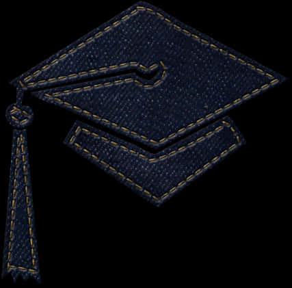 Dark Blue Graduation Cap PNG