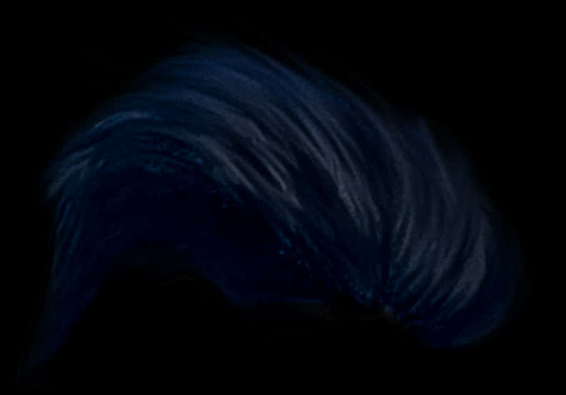 Dark_ Blue_ Hair_ Sweep PNG
