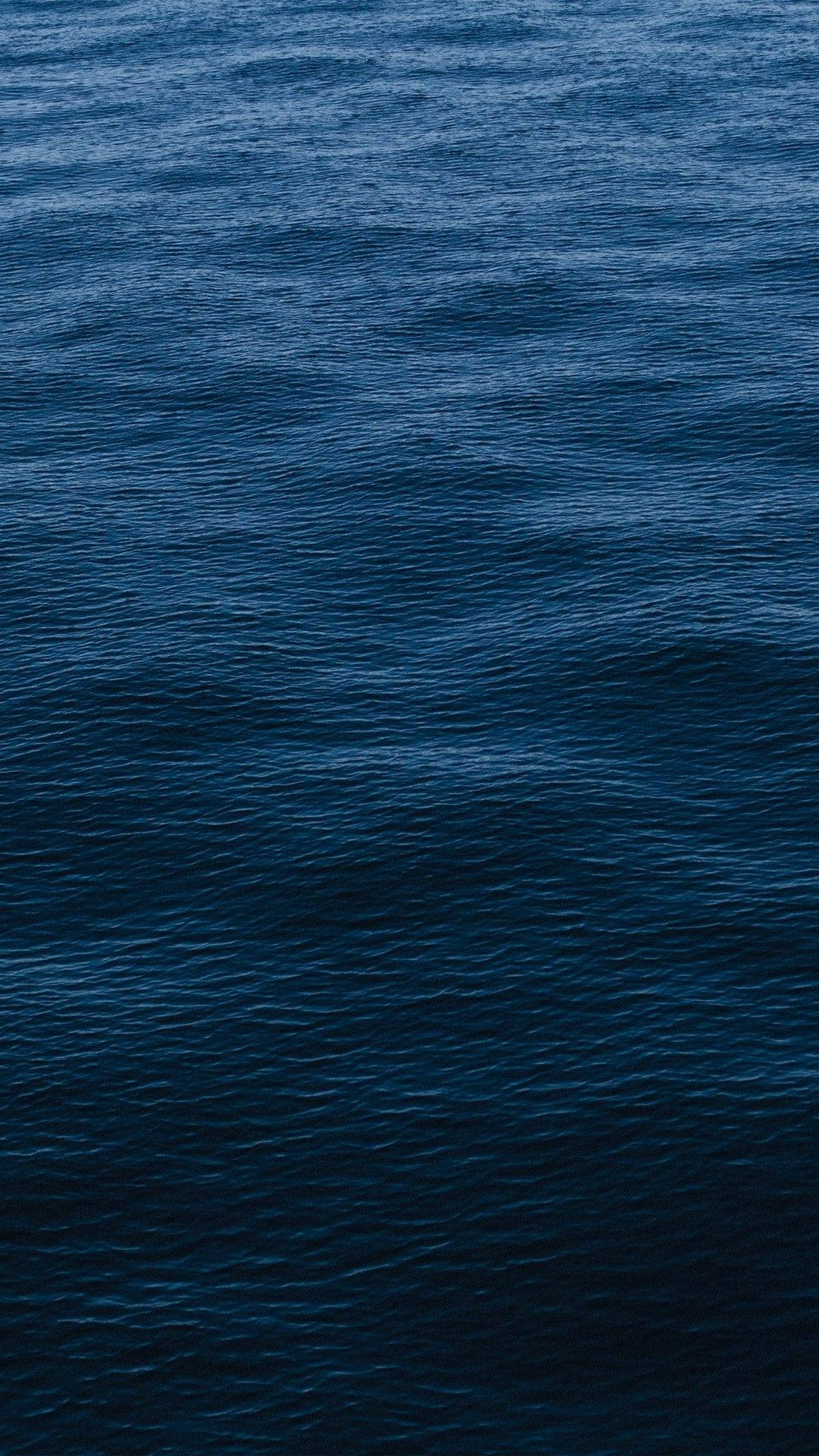Mörkblå Ocean Iphone: Wallpaper