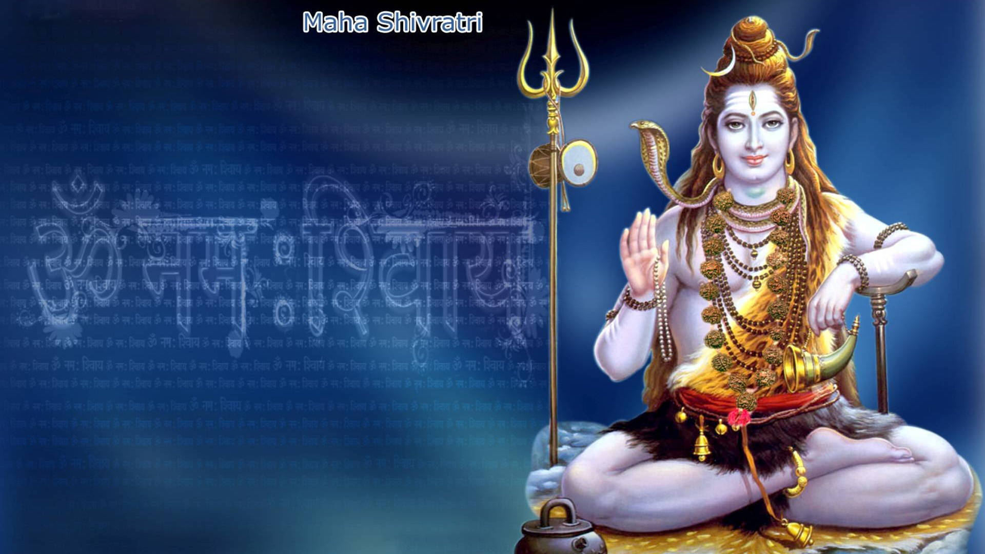 Dark Blue Lord Shiva 8k Wallpaper