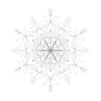 Dark_ Blue_ Mandala_ Pattern PNG