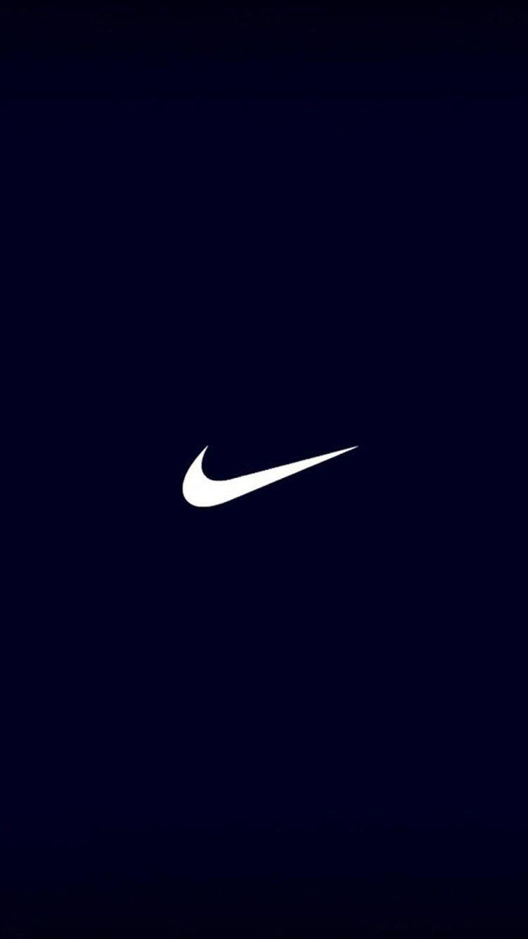 Dark Blue Nike Iphone Background