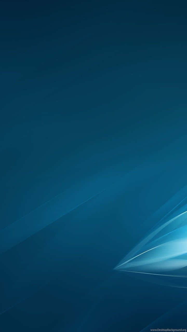 A Blue Background With A Light Wave Wallpaper