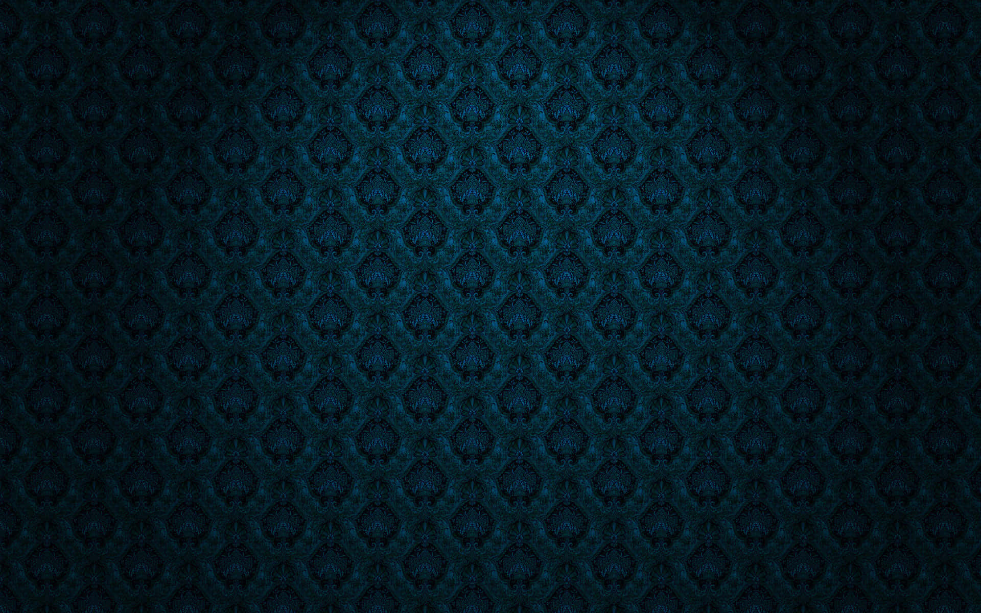Blåmosaik - Et Mørkeblåt Design Med Mønster. Wallpaper