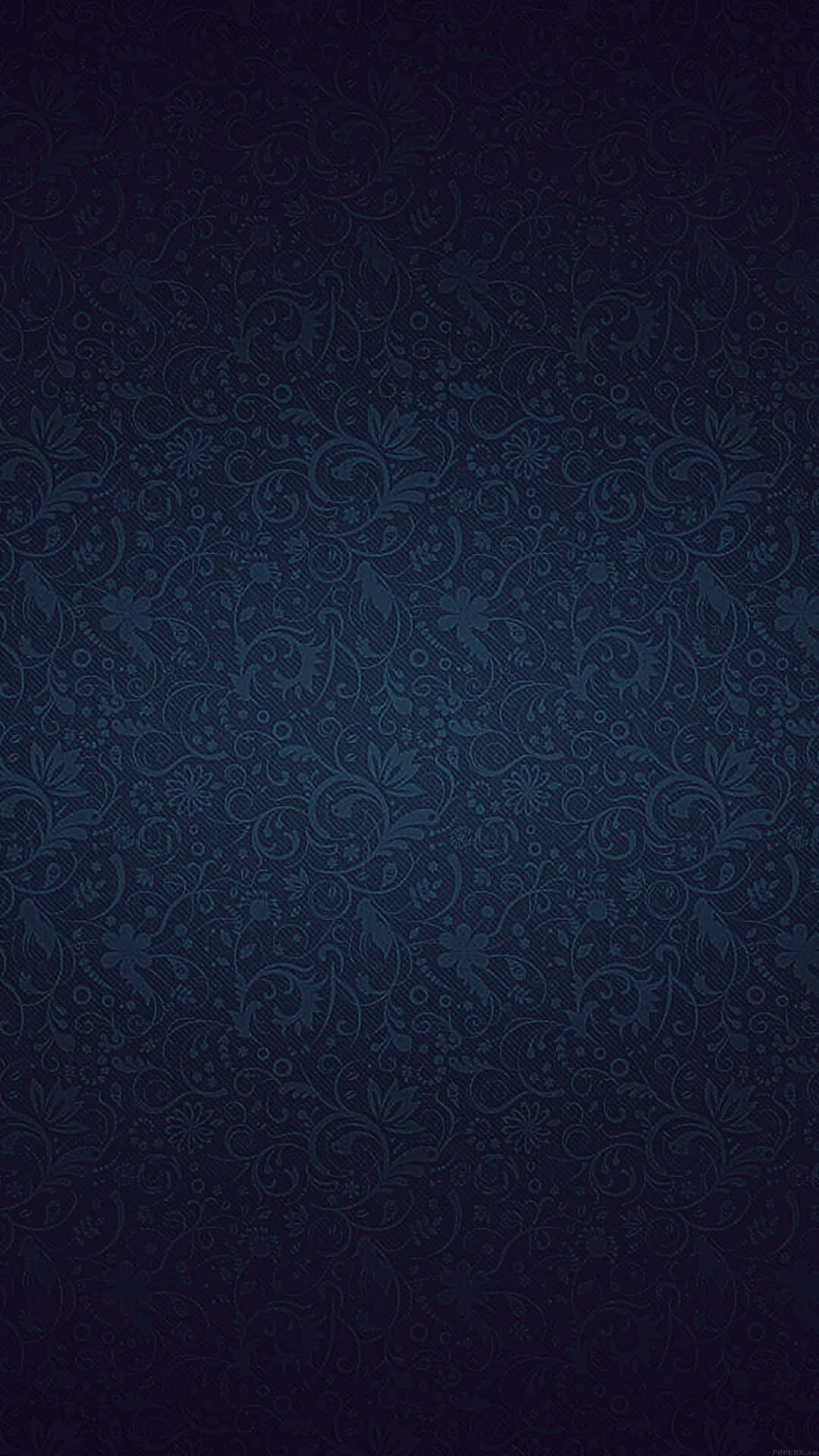 Luxurious Dark Blue Pattern Wallpaper