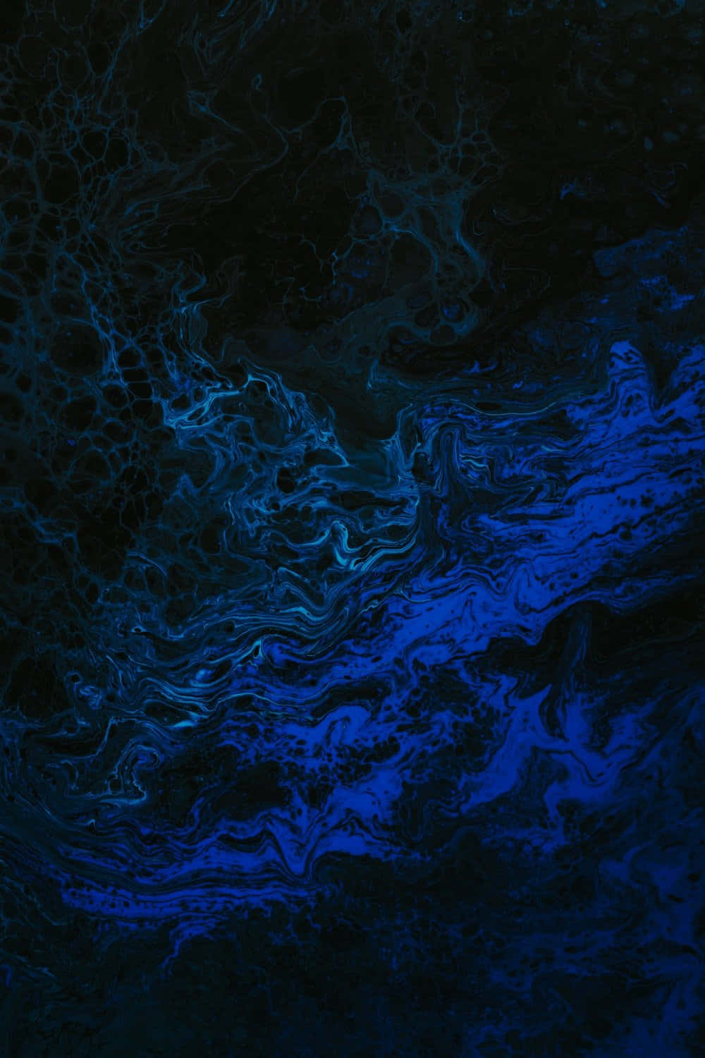 Stylish Dark Blue Pattern Design Wallpaper