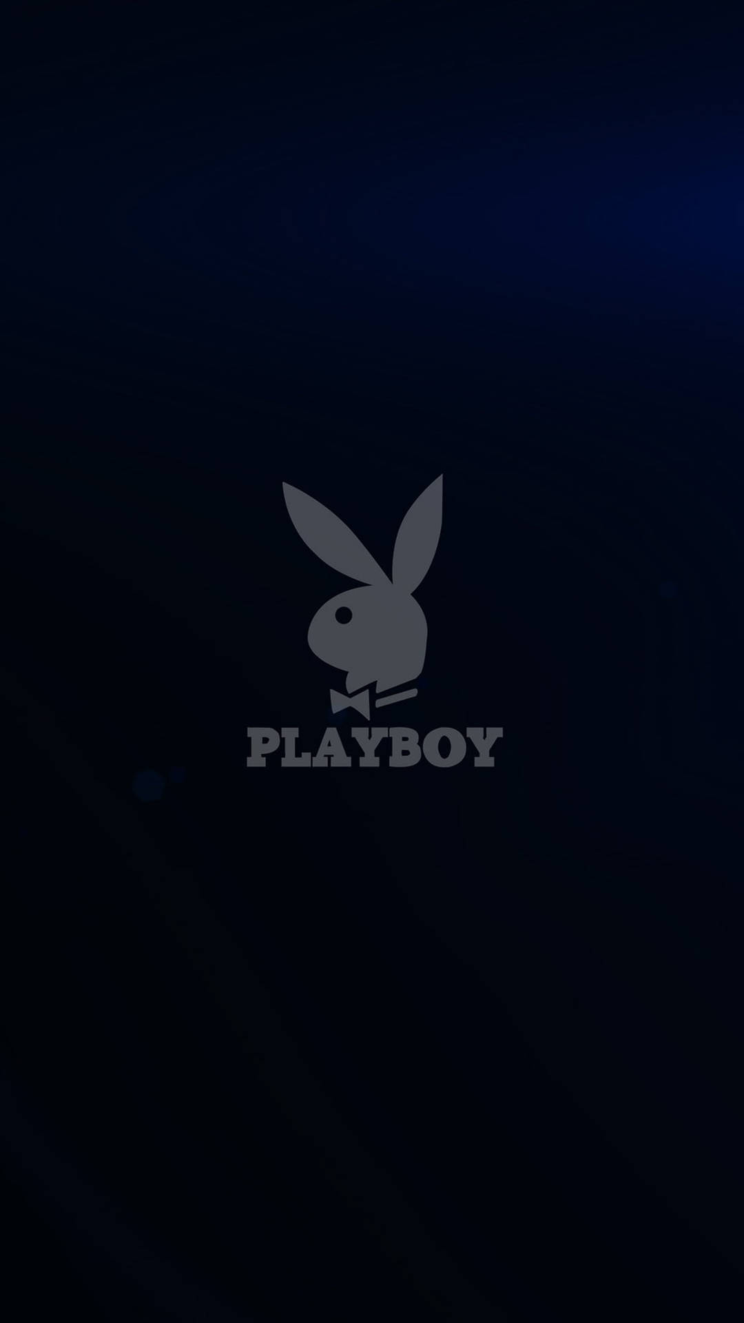 Dark Blue Playboy Logo Wallpaper