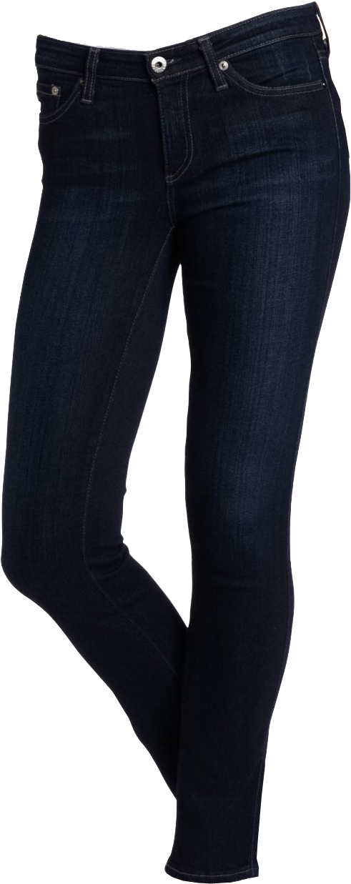 Dark Blue Skinny Jeans Product Photo PNG
