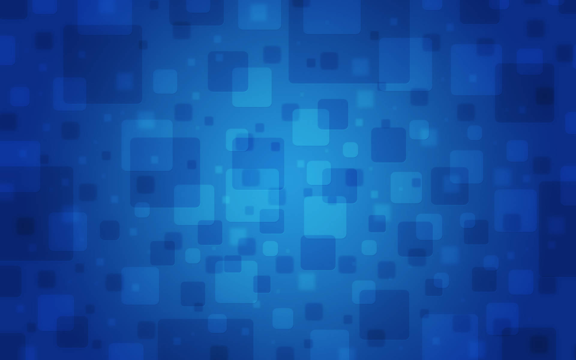 Bold Blue Square Patterns Wallpaper