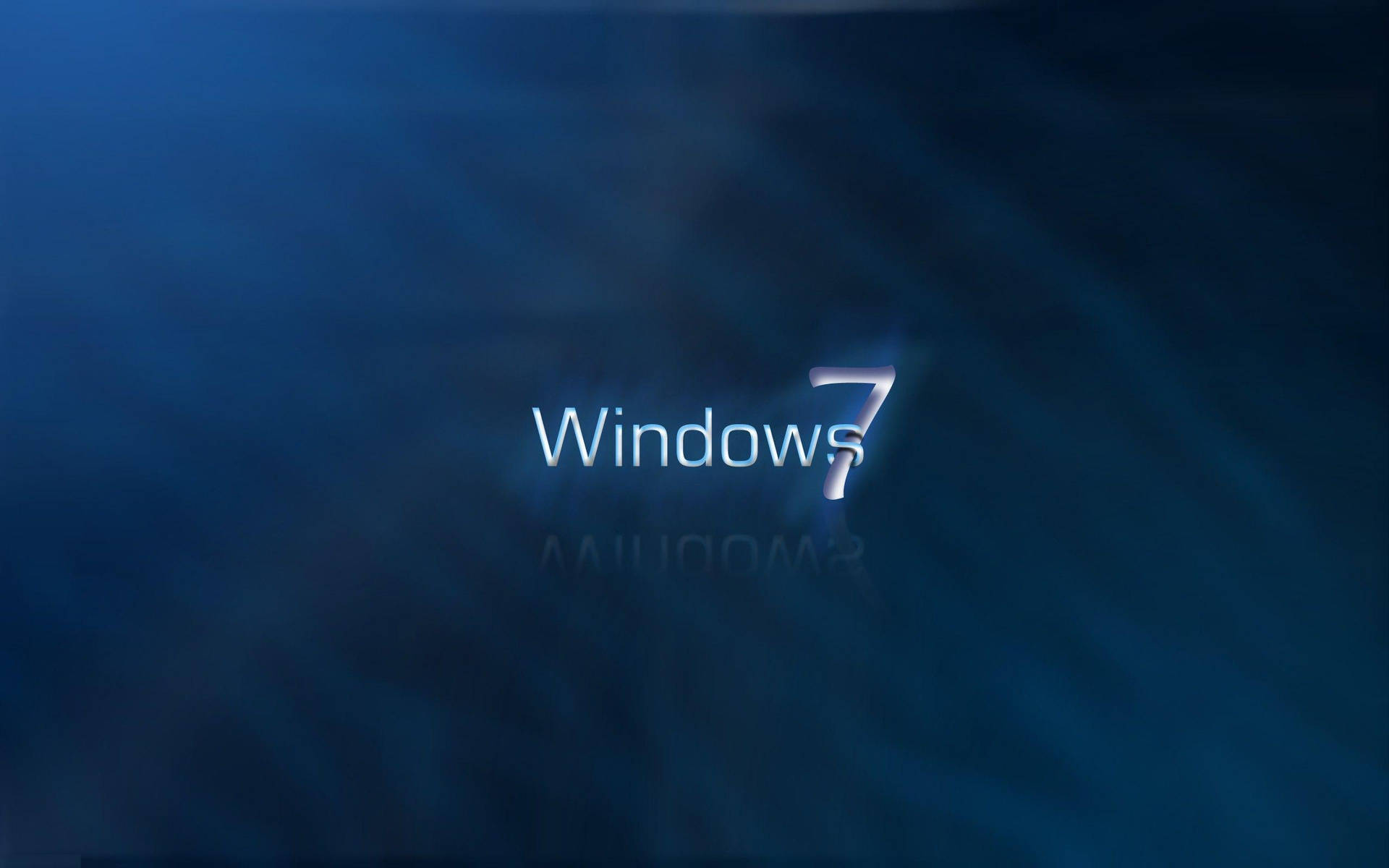 The Stunningly Stylish Windows 7 Dark Blue Desktop Wallpaper