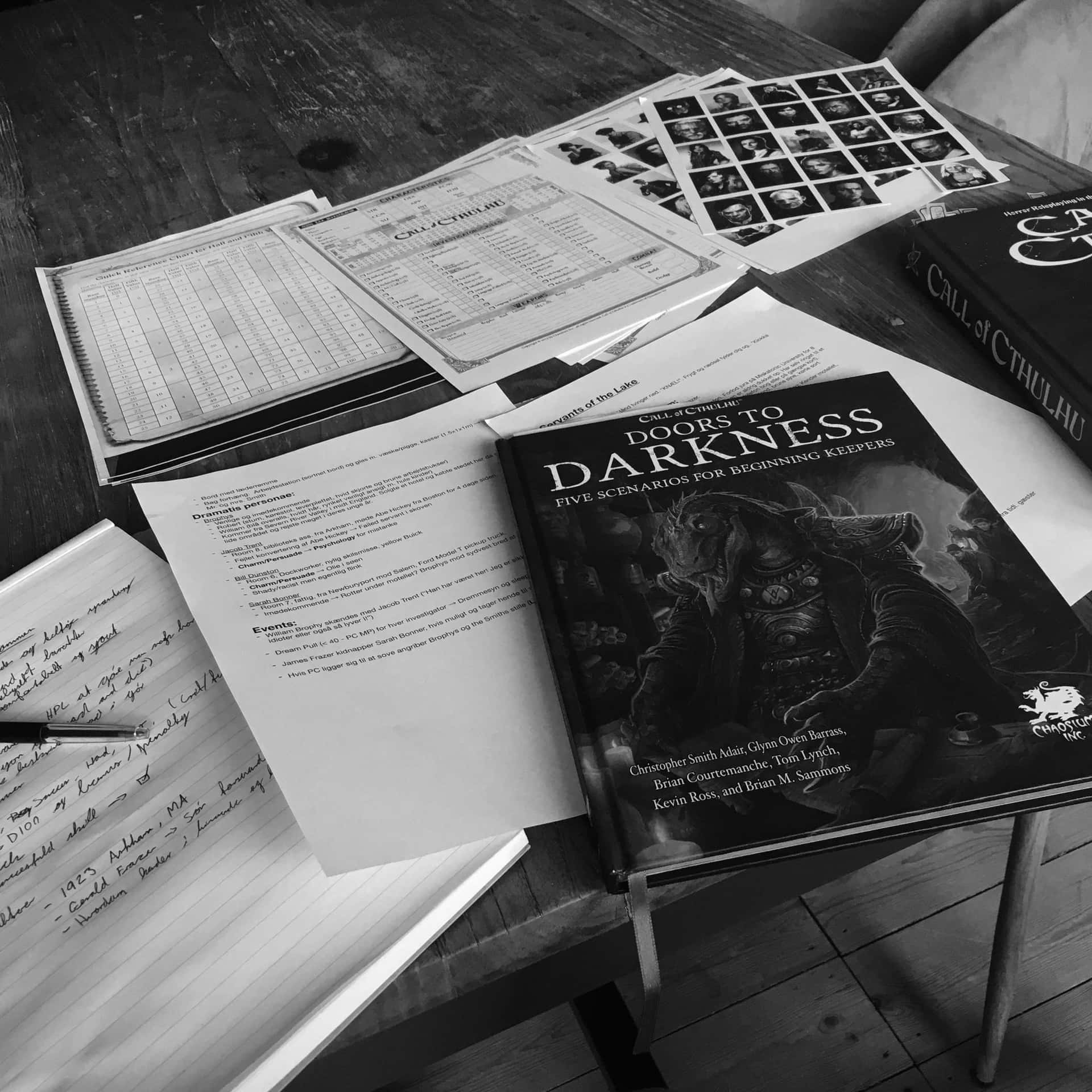 Dark Book Gaming Session Setup Wallpaper
