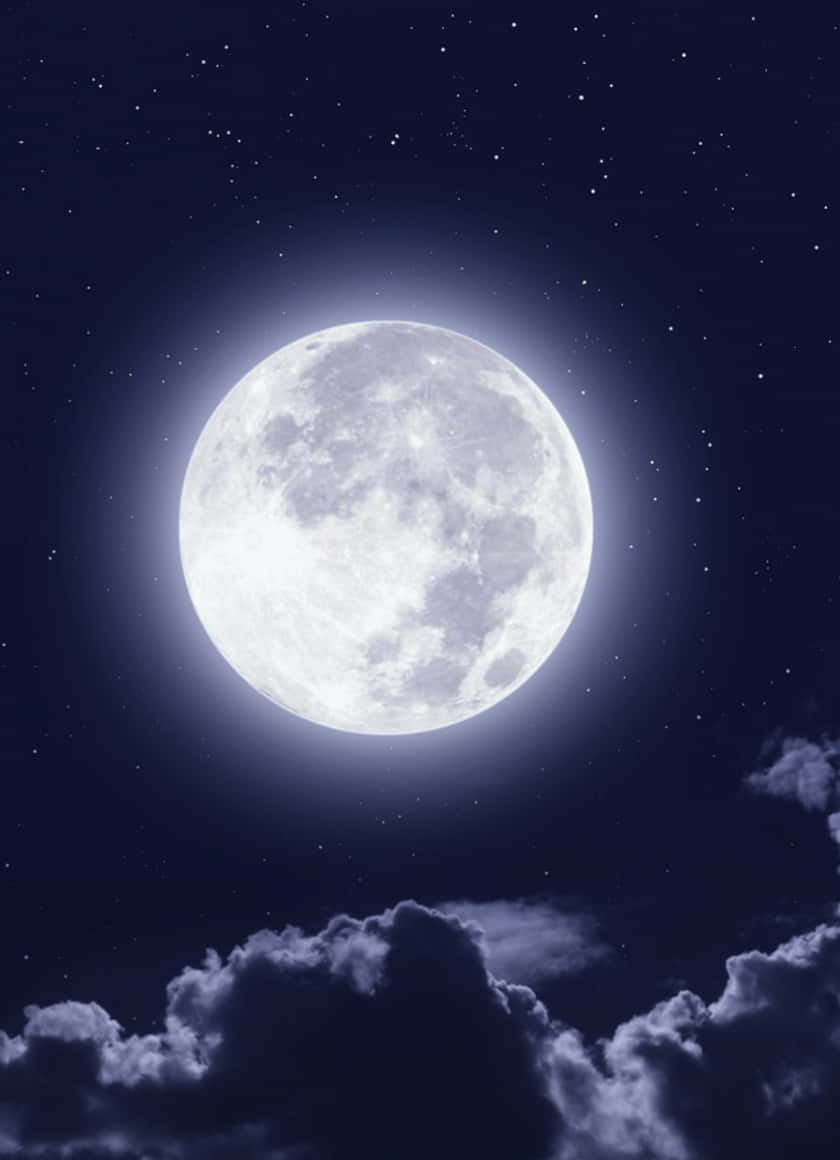 Dark Bright Night Sky Moon Picture