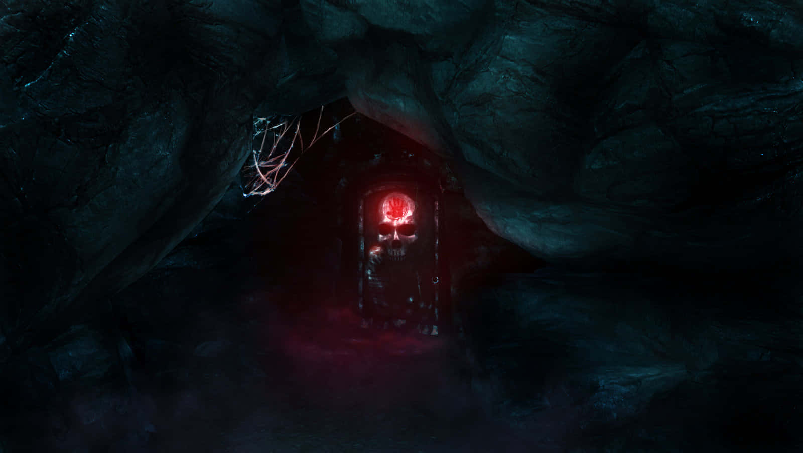 Dark Brotherhood Cave Door Wallpaper