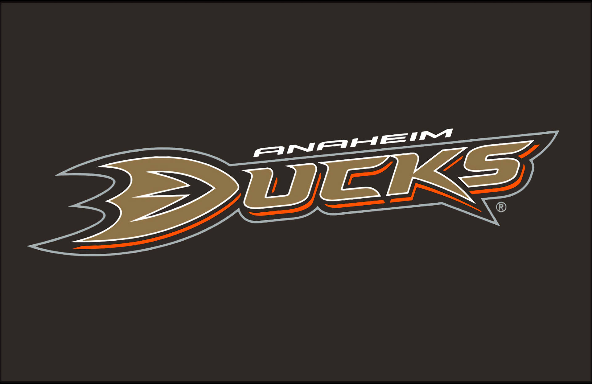 Dark Brown Anaheim Ducks