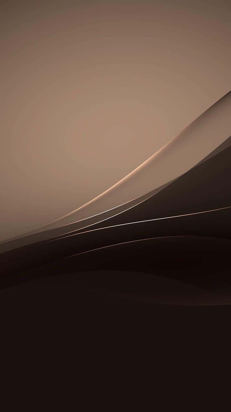 Elegant Dark Brown iPhone Wallpaper