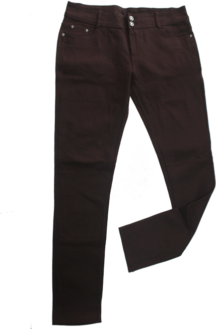 Dark Brown Pants Isolated PNG