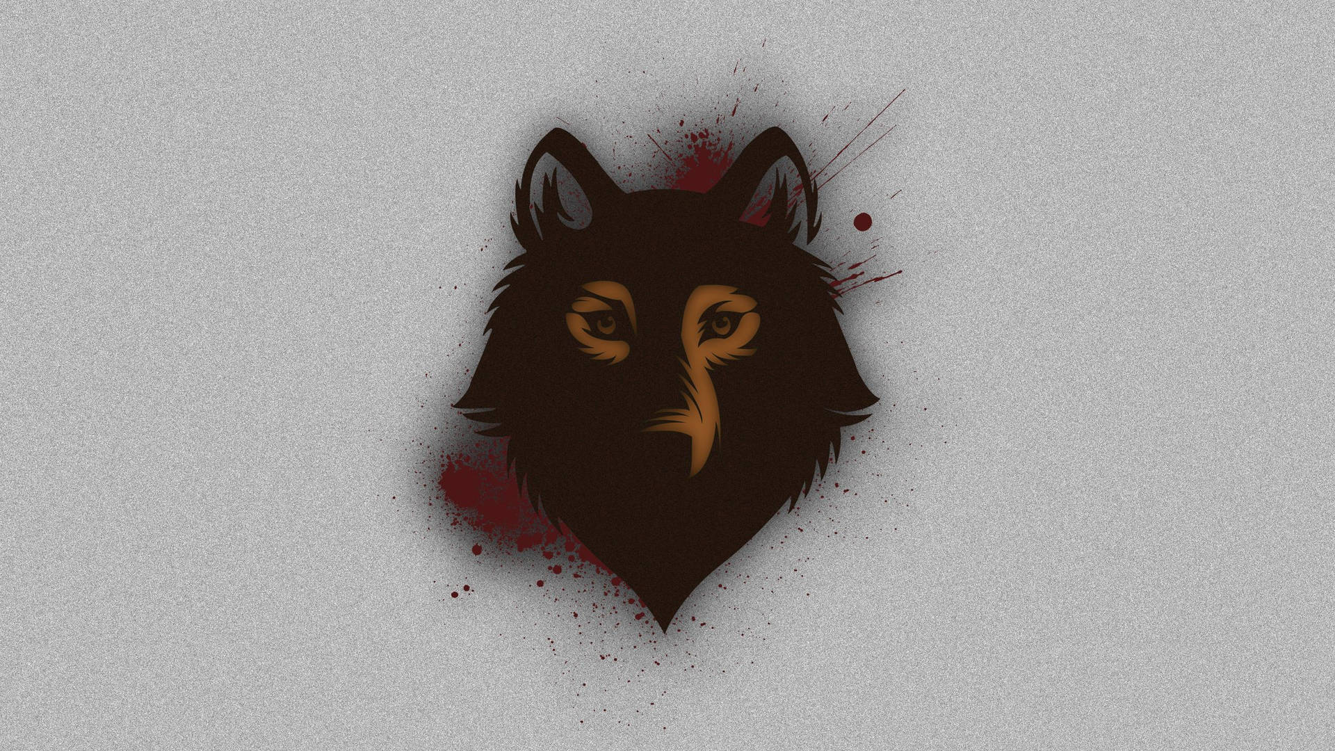 Dark Brown Wolf Art