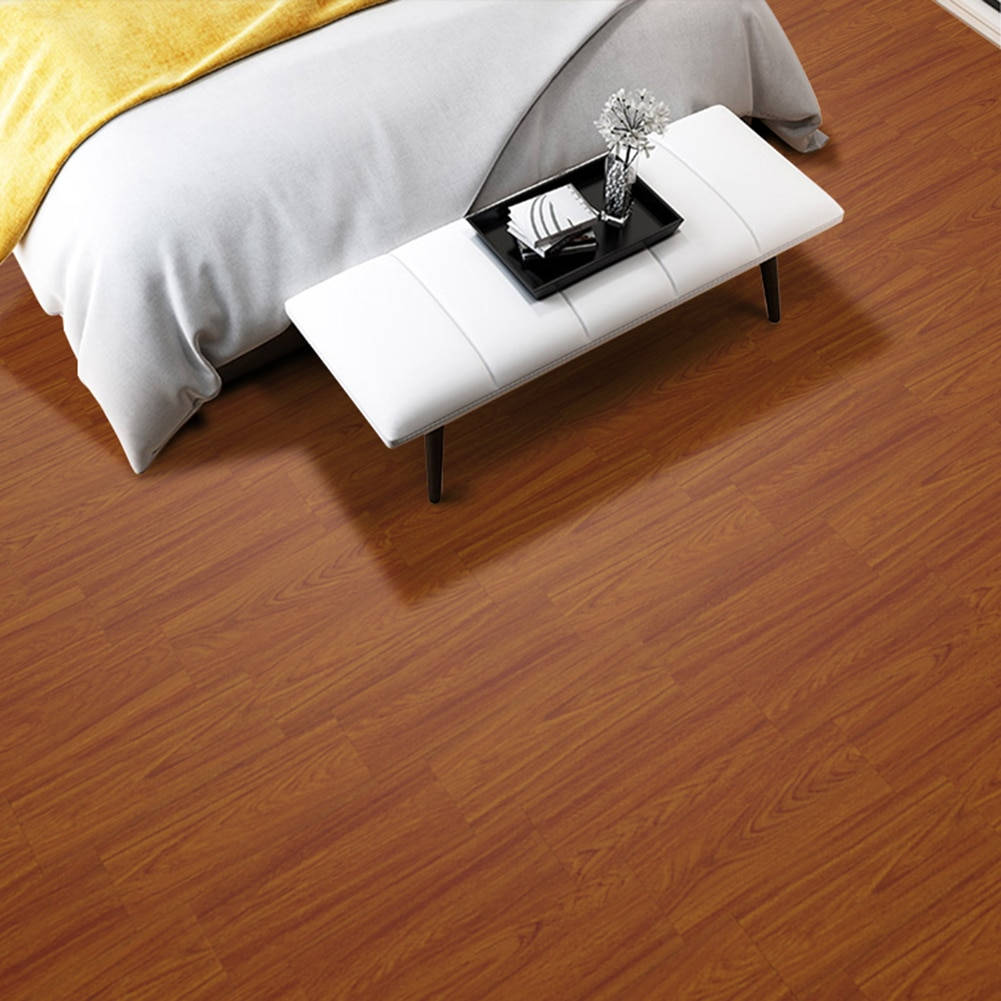Dark Brown Wooden Floor Tiles Wallpaper