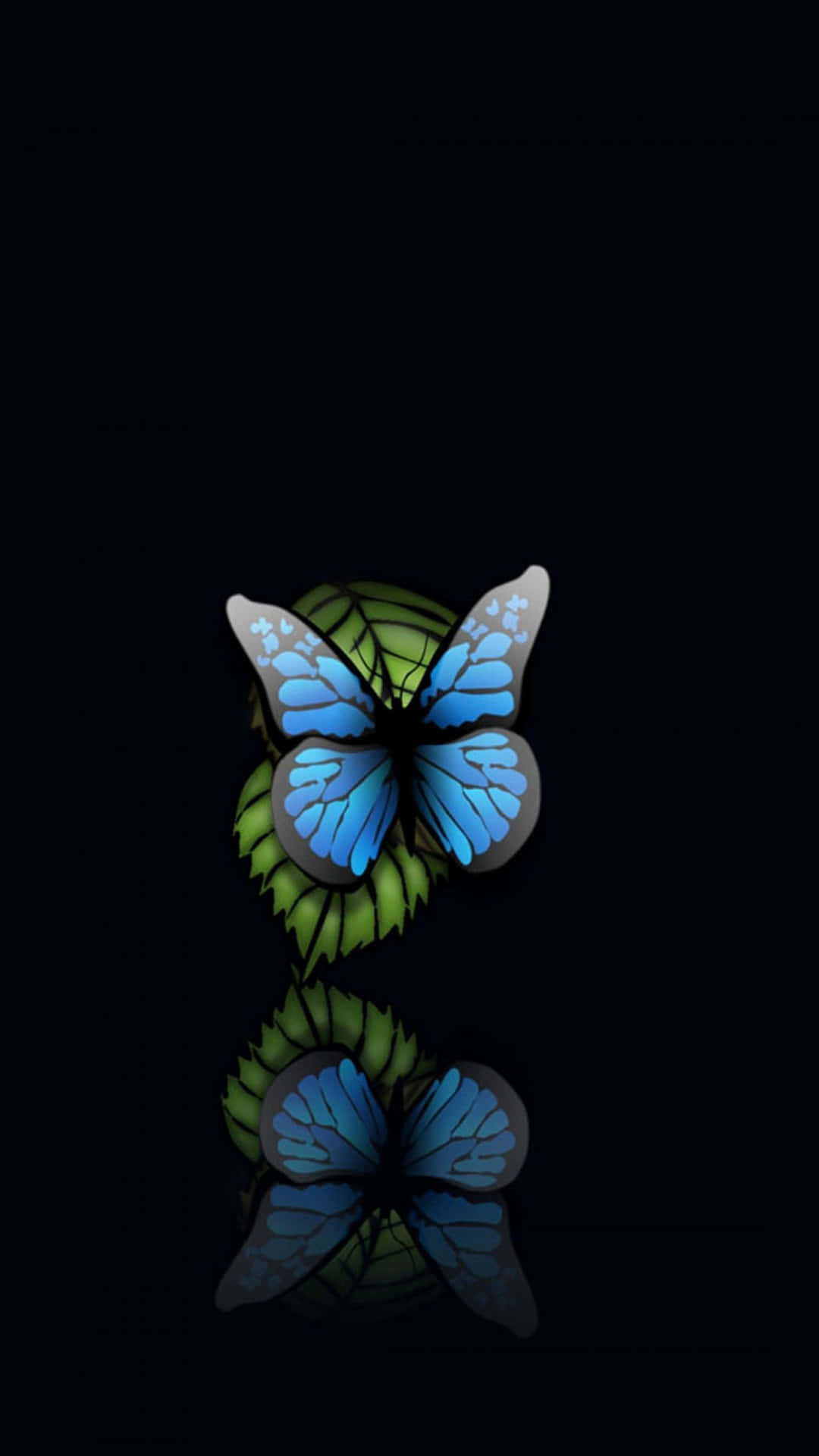 Mystical Dark Butterfly Wallpaper