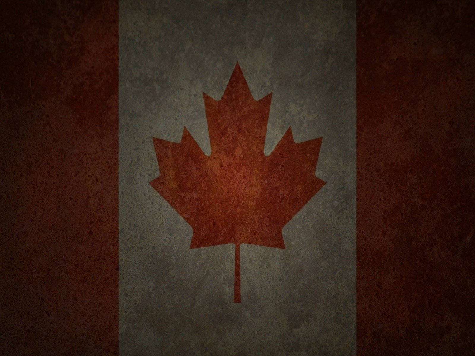 Dark Canada Flag Wallpaper