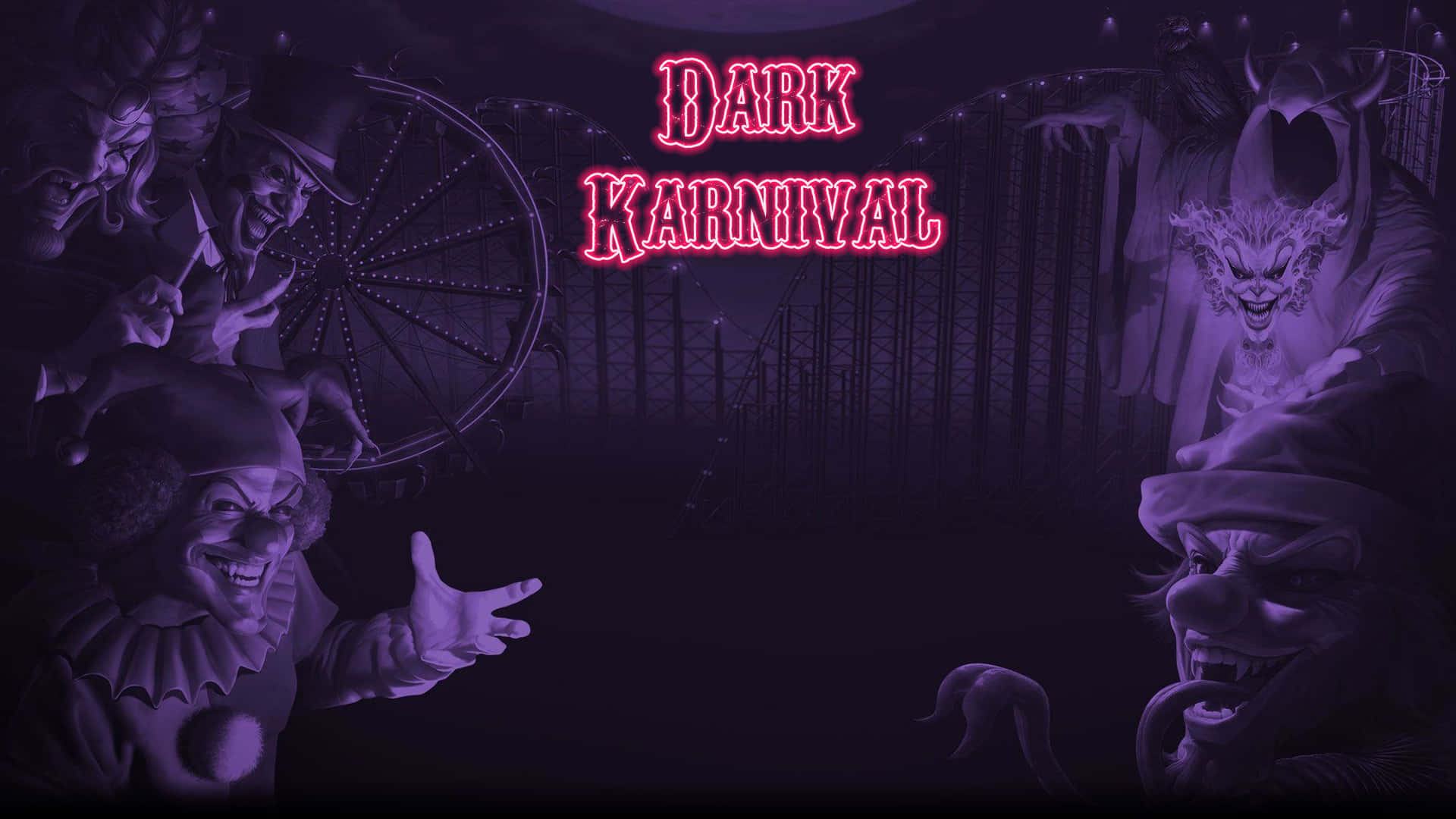 Mysterious Dark Carnival Unleashing the Unknown Wallpaper
