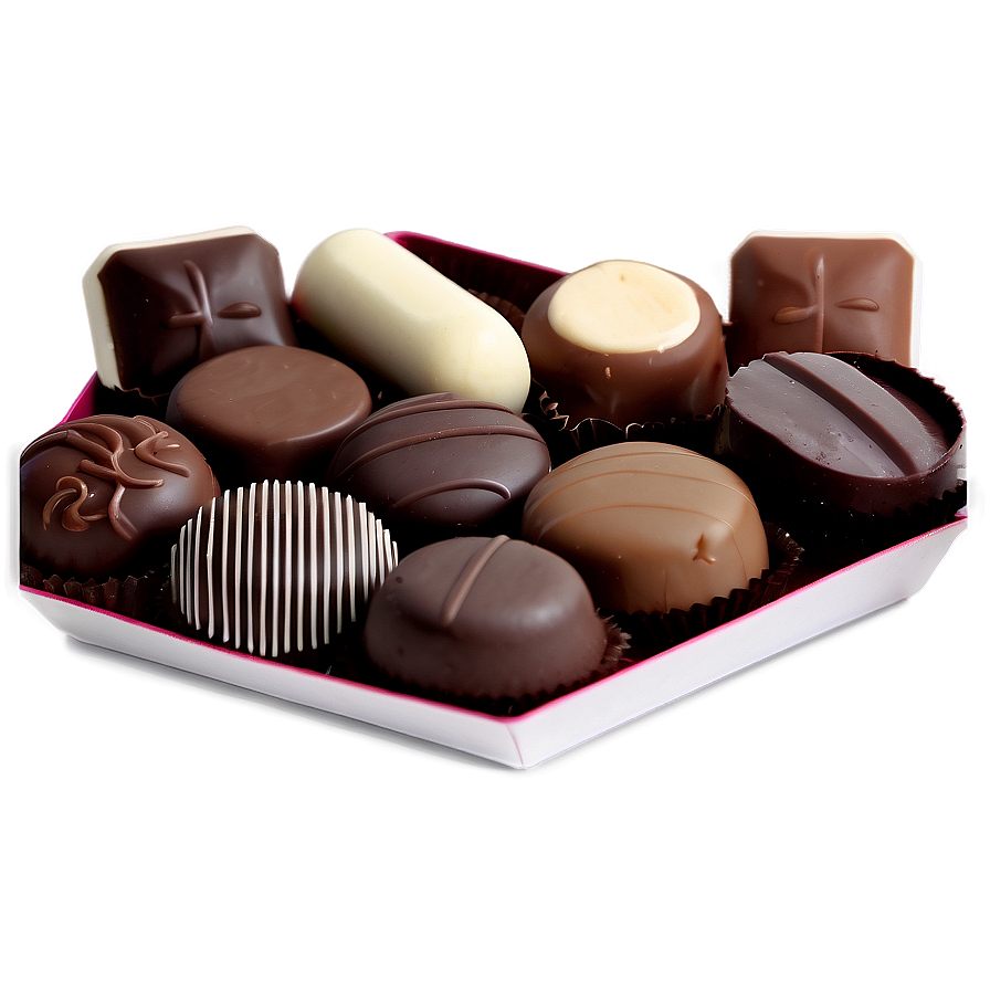 Dark Chocolate Assortment Box Png 06212024 PNG