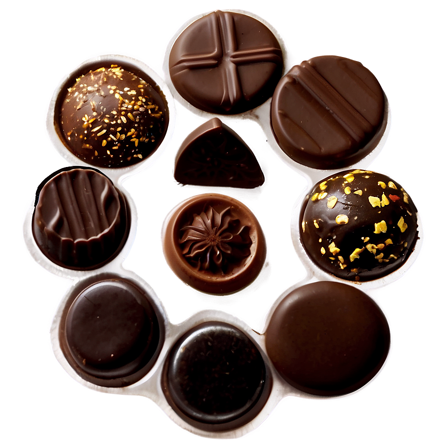 Dark Chocolate Assortment Box Png Gnf PNG