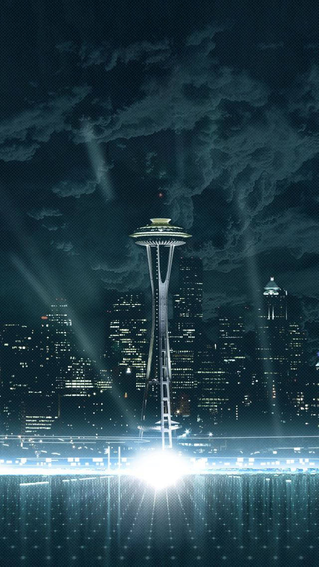 Dark Clouds In Seattle Iphone