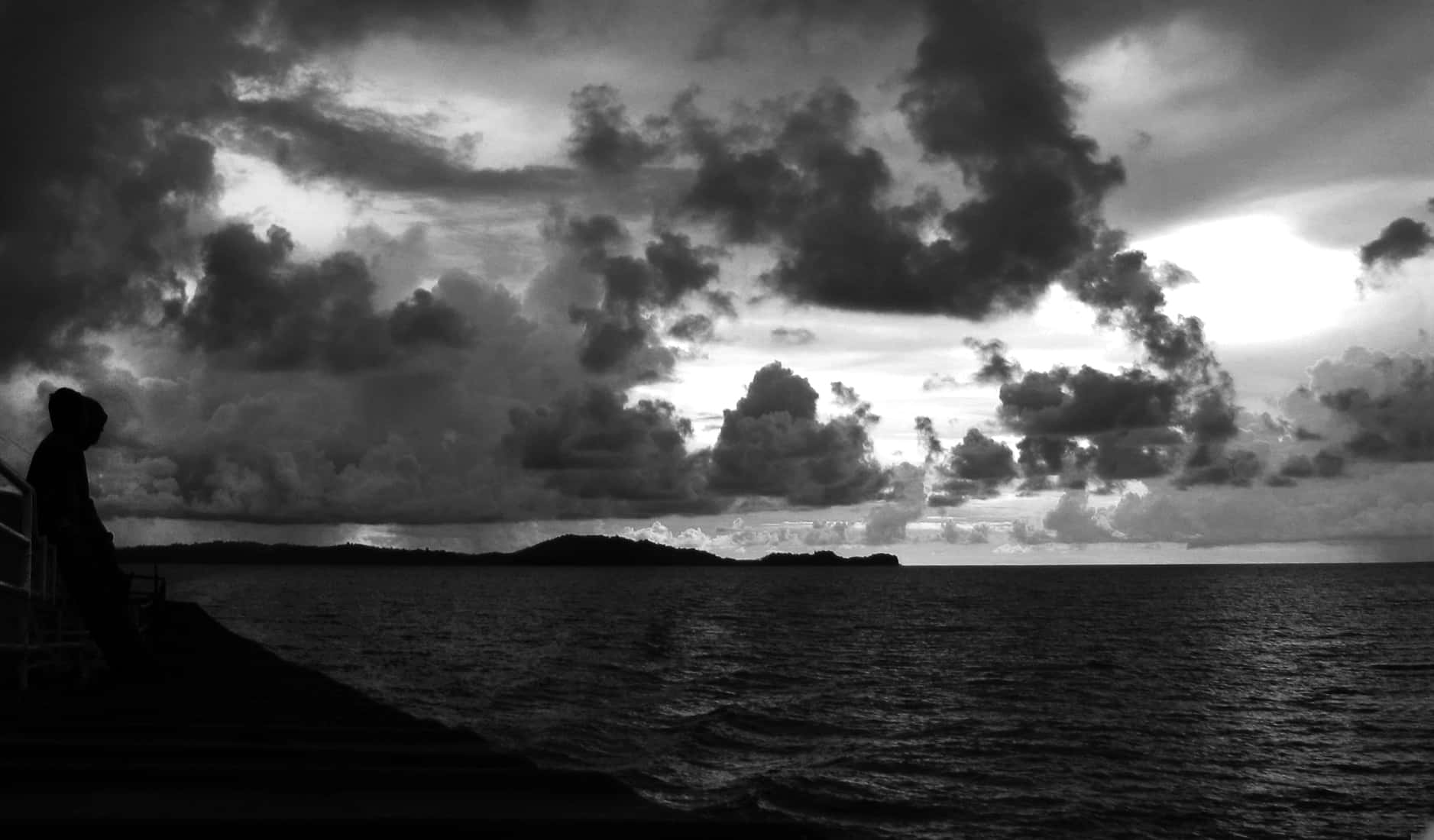 Dark Clouds Over Sulawesi Wallpaper