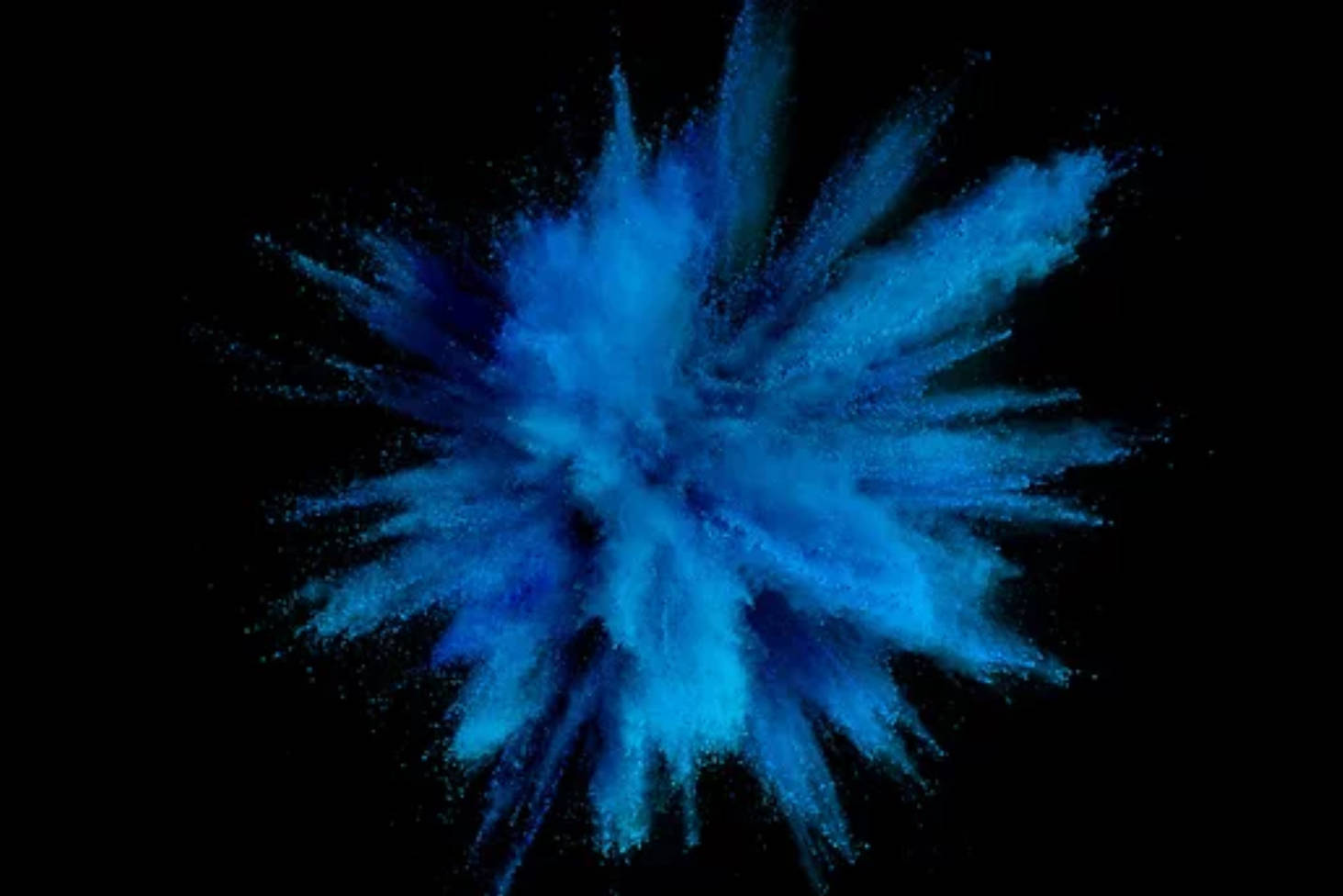Dark Color Blue Explosion Wallpaper
