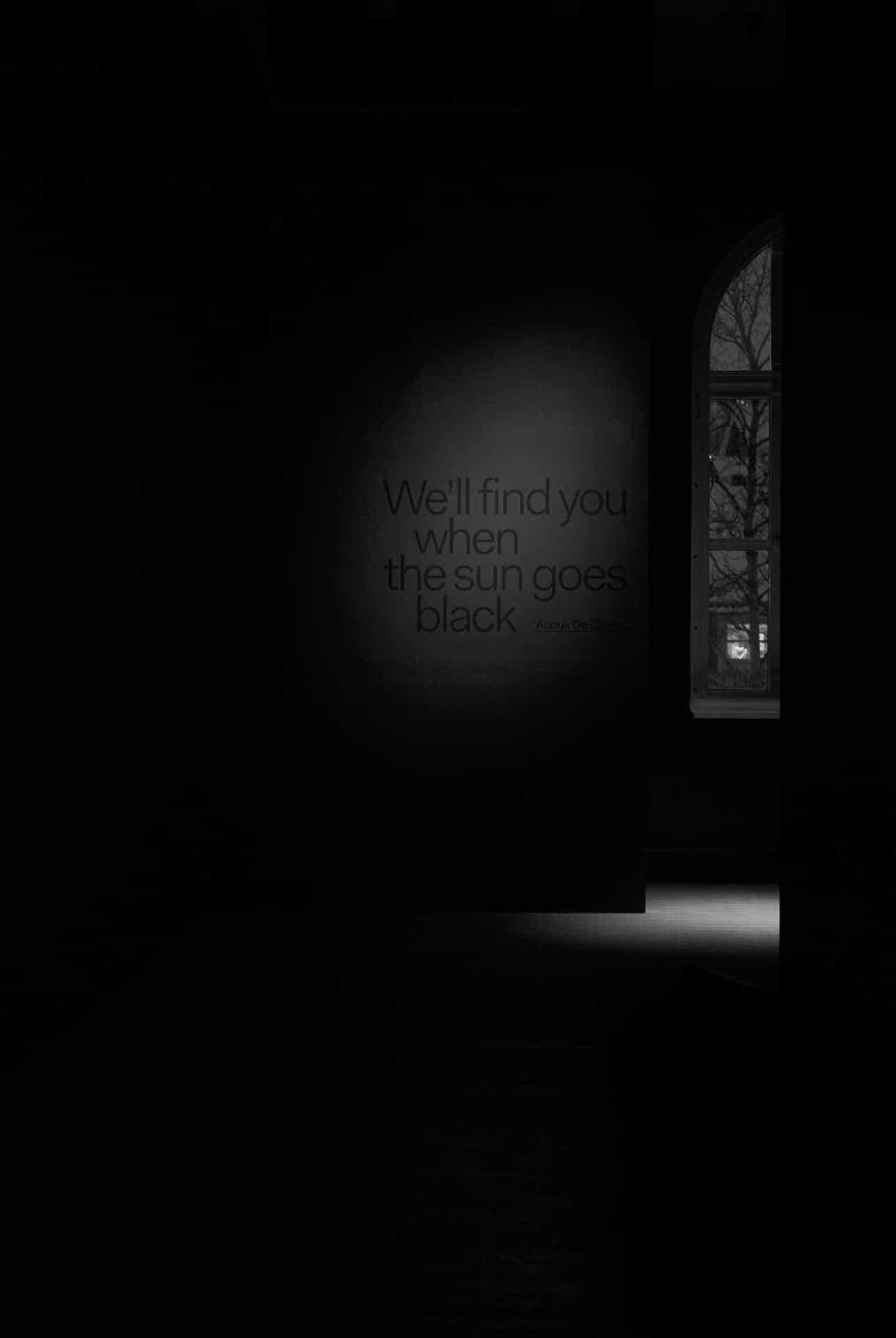 Mysterious Dark Corner in A Room Wallpaper
