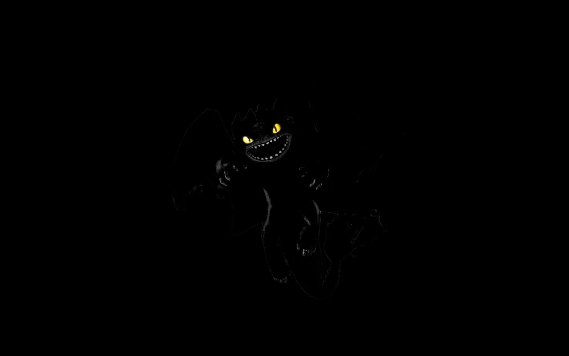 Dark Creature Emerging From Shadows Wallpaper