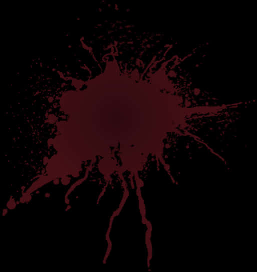 Dark Crimson Blood Splatter Pattern PNG
