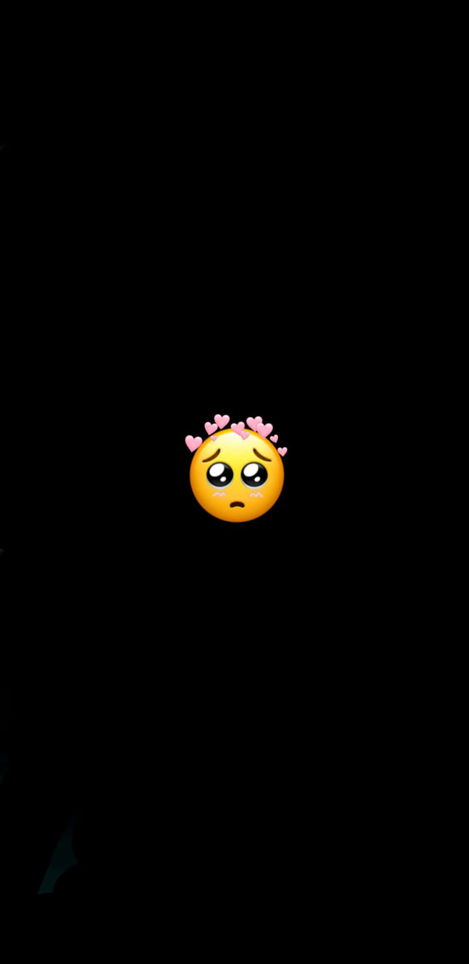 Dark Cute Aesthetic Emoji Expression Wallpaper