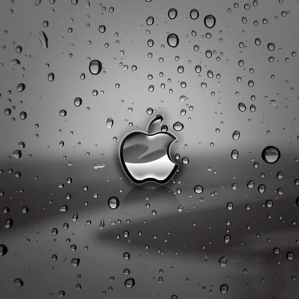Dunklesniedliches Apple-logo Ipad Wallpaper