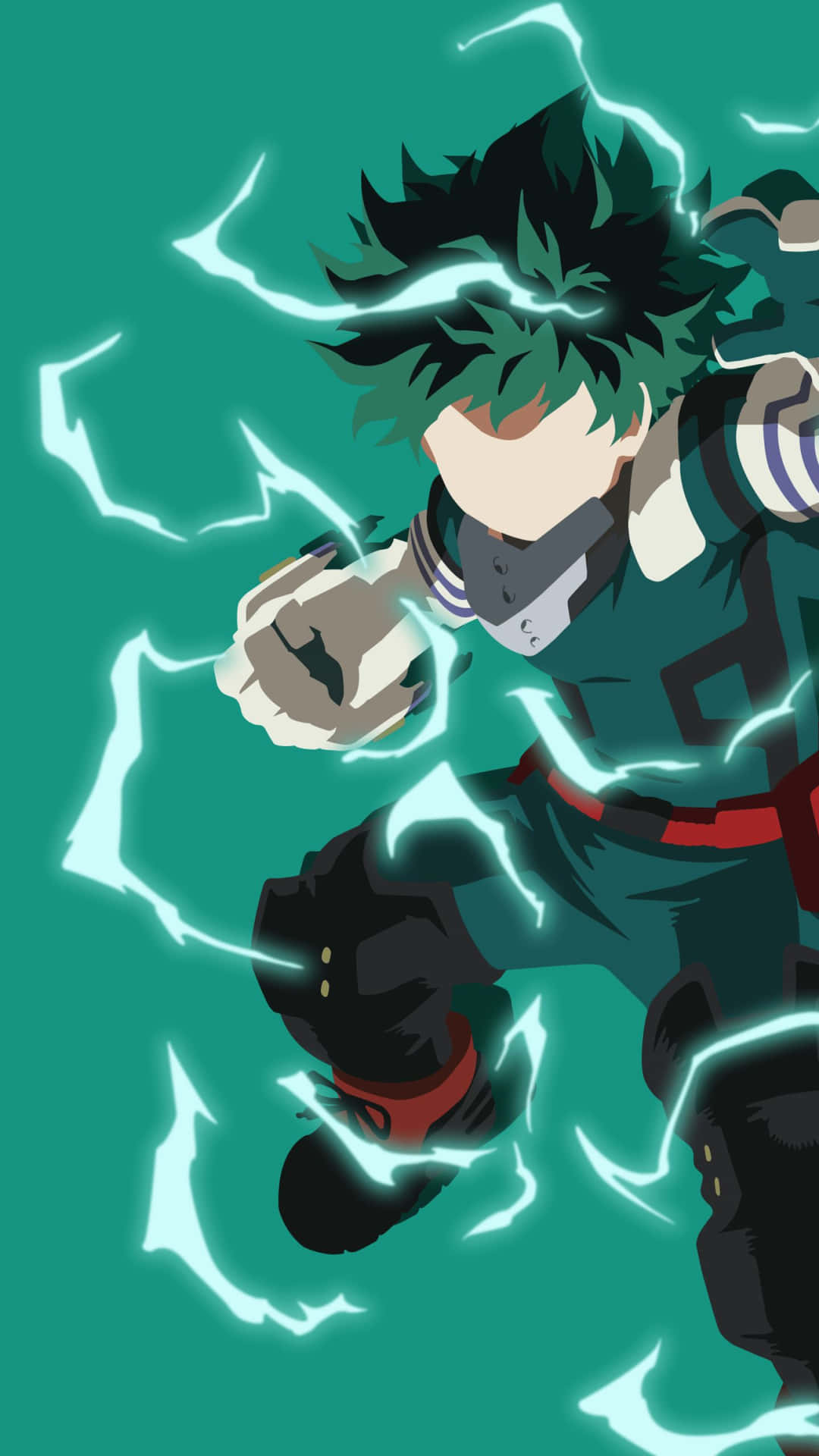 Dark Deku Power Surge Wallpaper