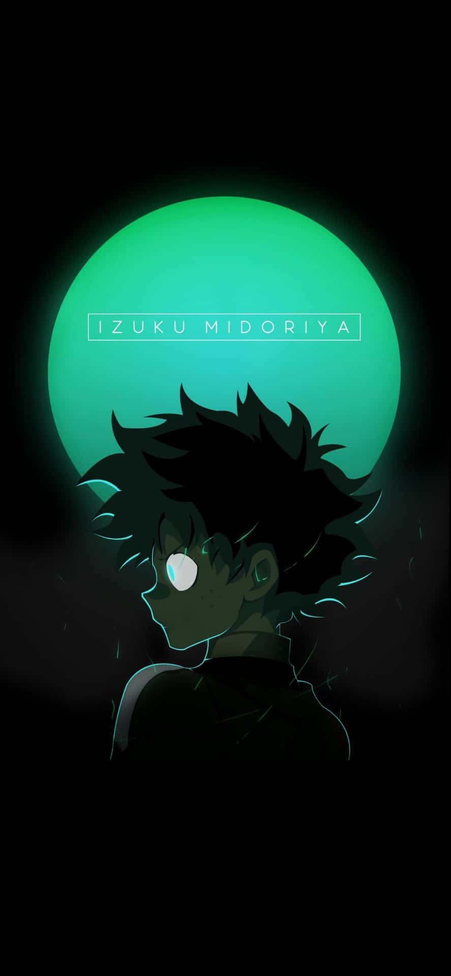 Dark Deku Silhouette Wallpaper