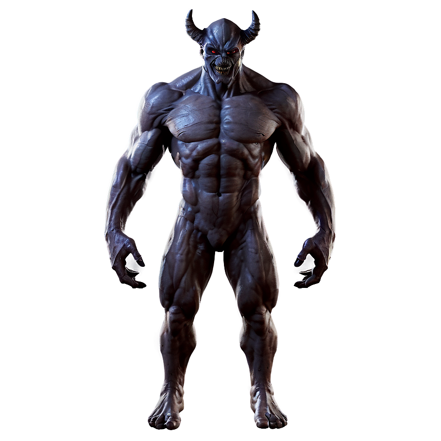 Dark Demon Figure Png Mha PNG