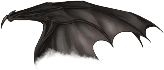 Dark Demon Wing PNG