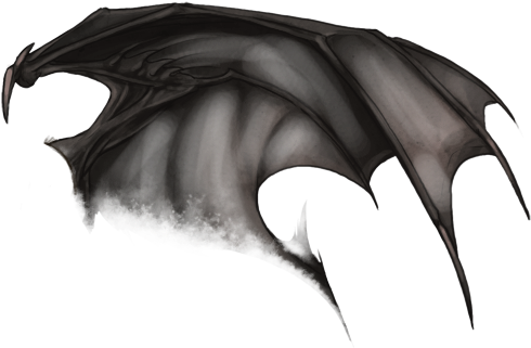 Dark Demon Wing PNG
