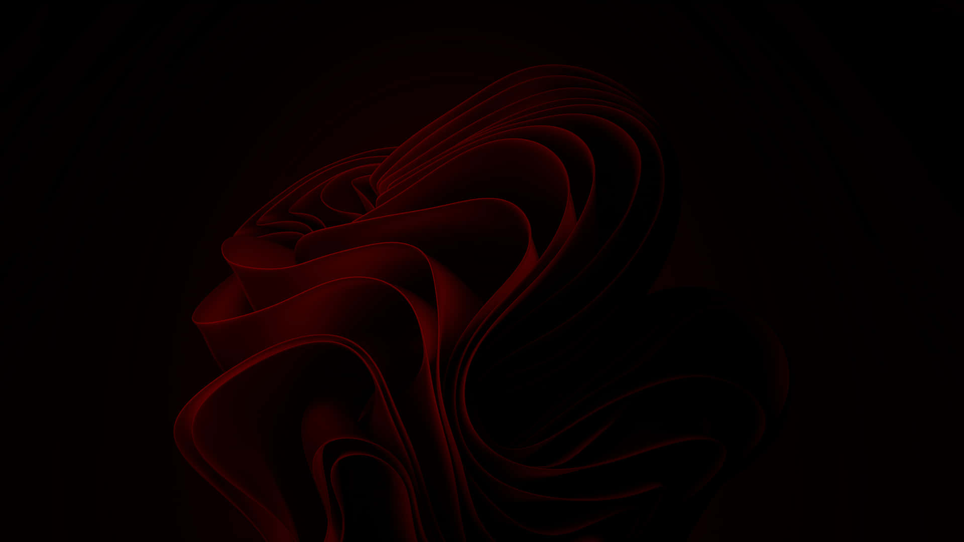 Enröd Abstrakt Bakgrund Med En Svart Bakgrund (a Red Abstract Background With A Black Background) Wallpaper