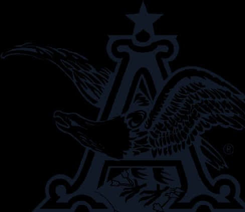 Dark Eagle Logo Design PNG