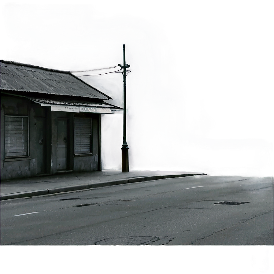 Dark Empty Street Png Axu66 PNG