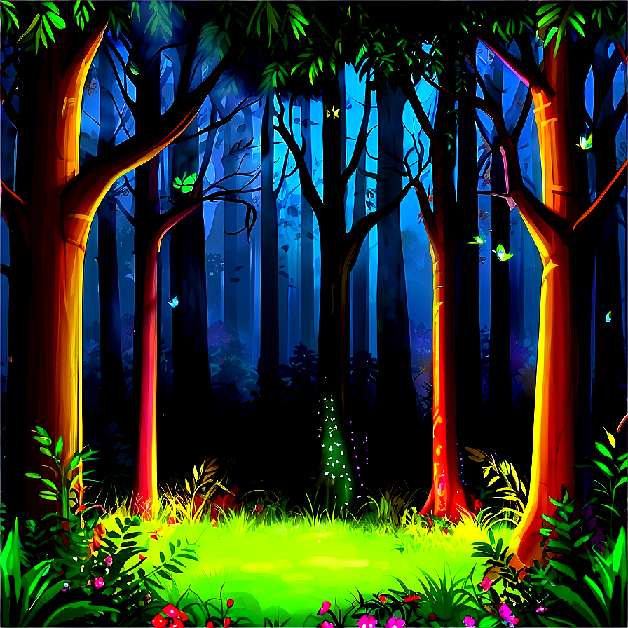 Dark Enchanted Forest Png Xcb23 PNG